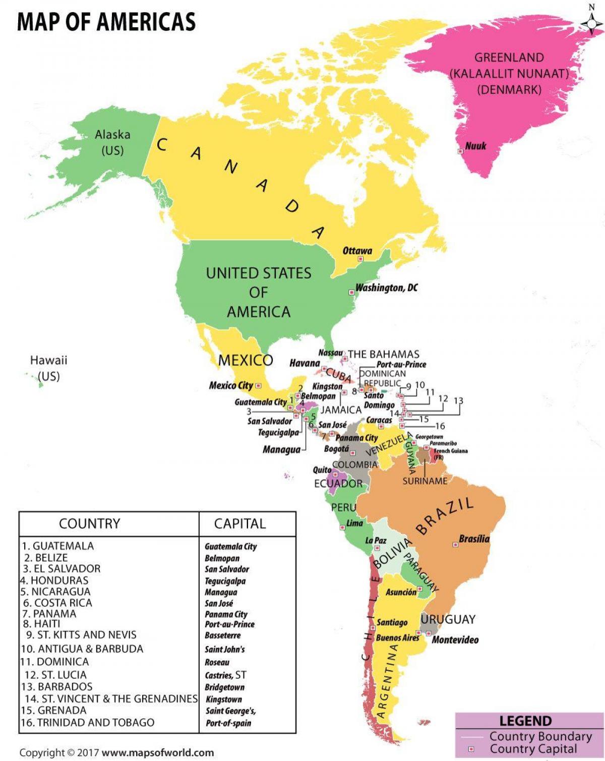 mapa Honduras hego amerikan