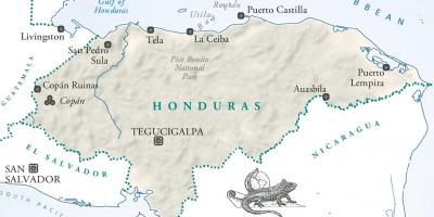 Mapa la ceiba Honduras