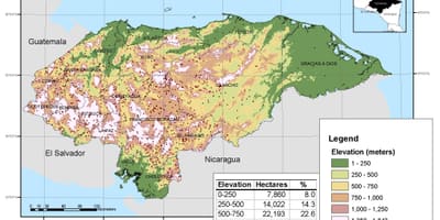 Mapa Honduras kota